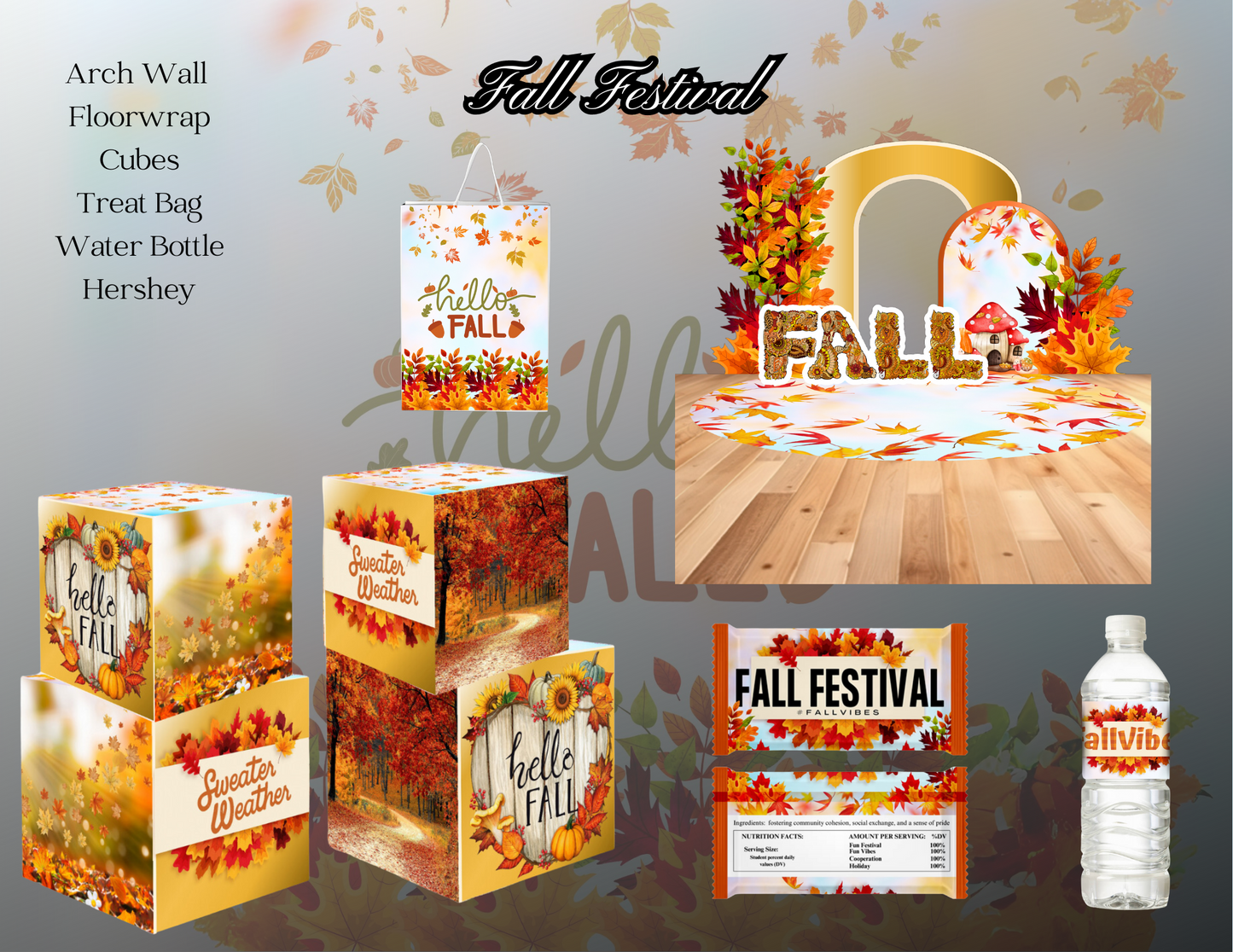 Holiday Planner Digital Templates - Fall Festival