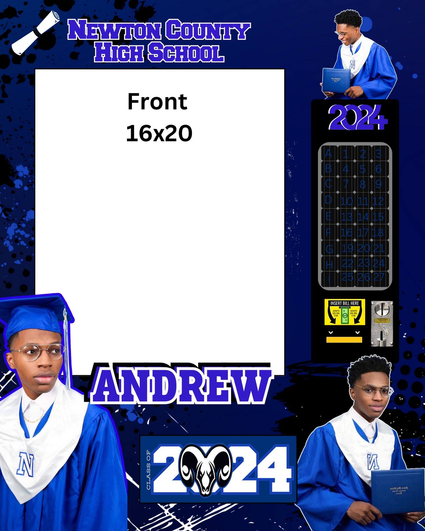 GRAD Vending Machine EditableTemplate (BLUE)