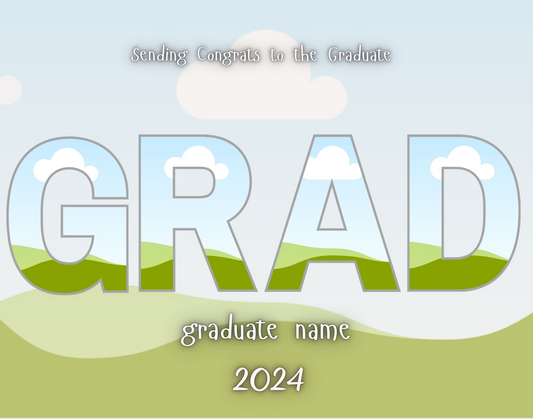 Free Editable GRAD Canva Design