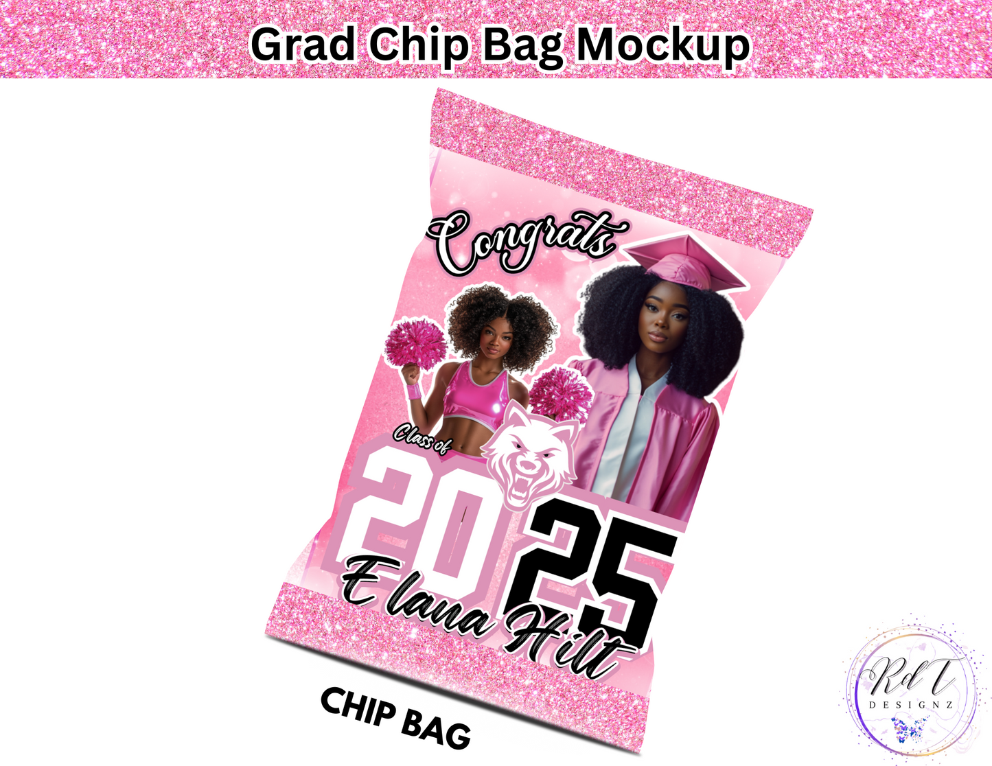 Chip Bag Template (Graduation 2025)