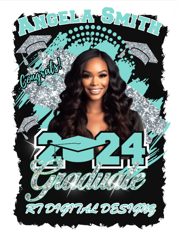 GRAD Center Print Editable Canva Designs