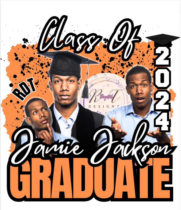 GRAD Center Print Editable Canva Designs