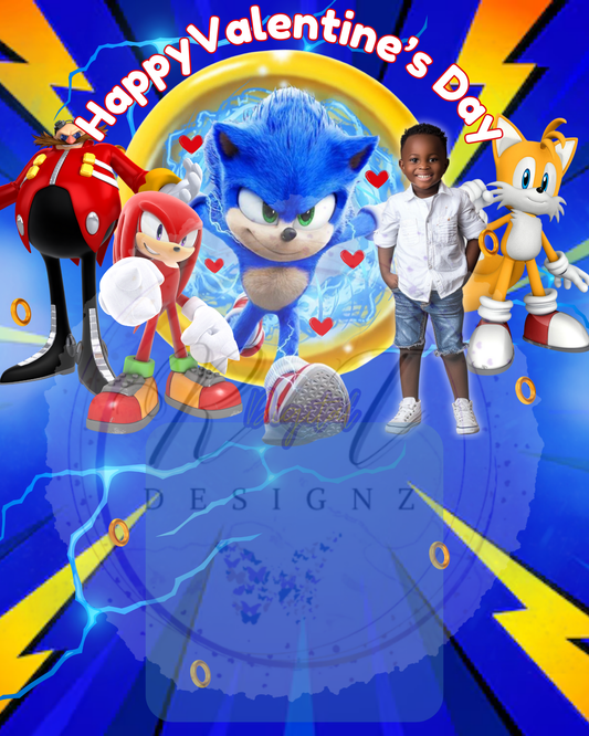 Valentines Day Jumbo Card Template (SONICS)