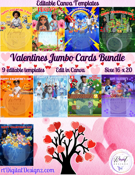 Valentines Day Jumbo Cards Digital Bundle (9)